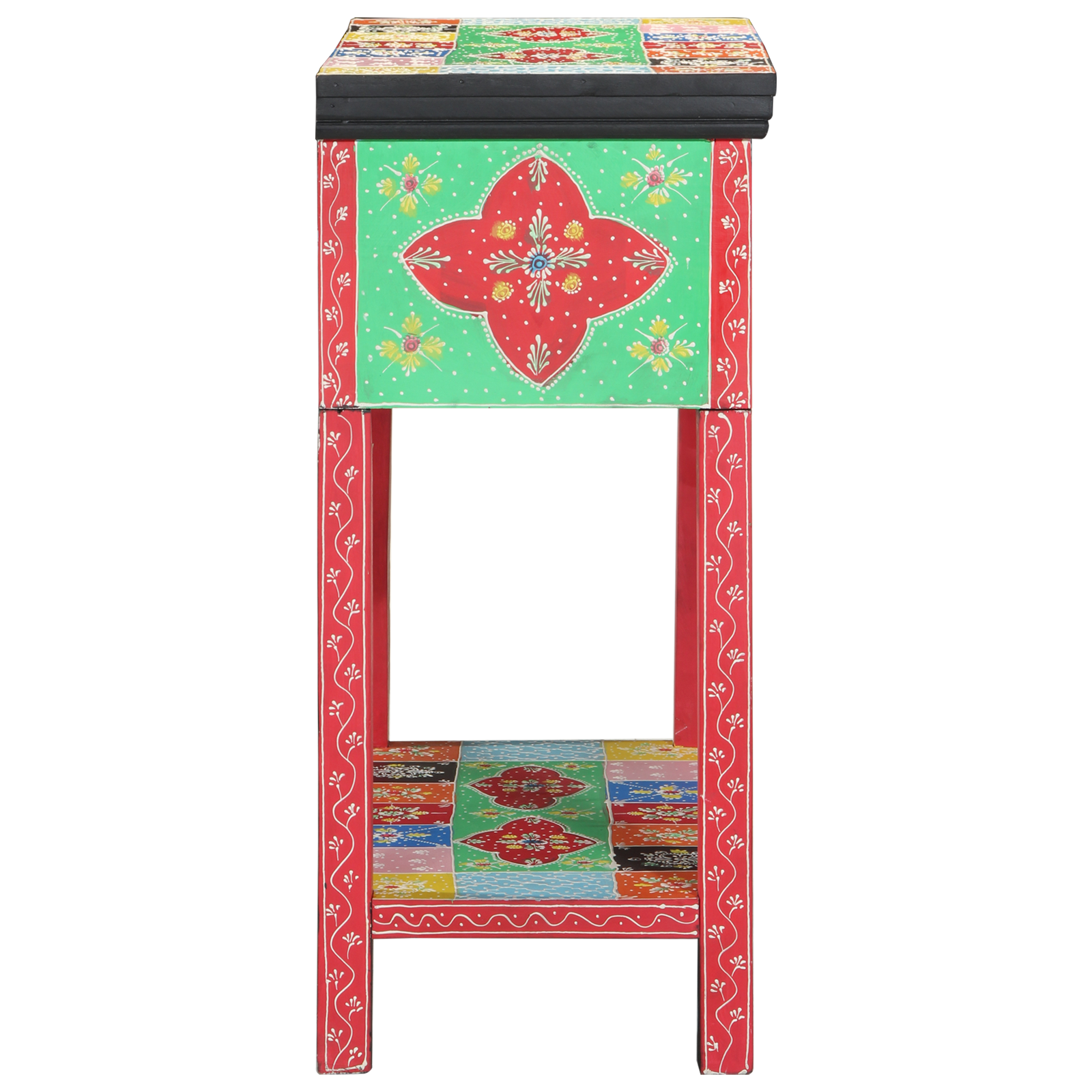 Tavolo Console con Cassetti Multicolore in Legno Compensato