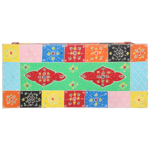 Tavolo Console con Cassetti Multicolore in Legno Compensato