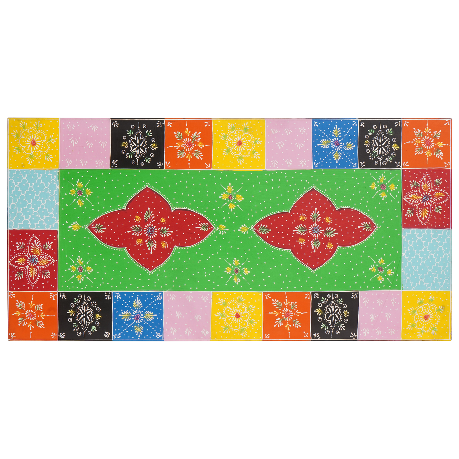 Scrivania 100x50x75 cm in Legno Massello di Mango