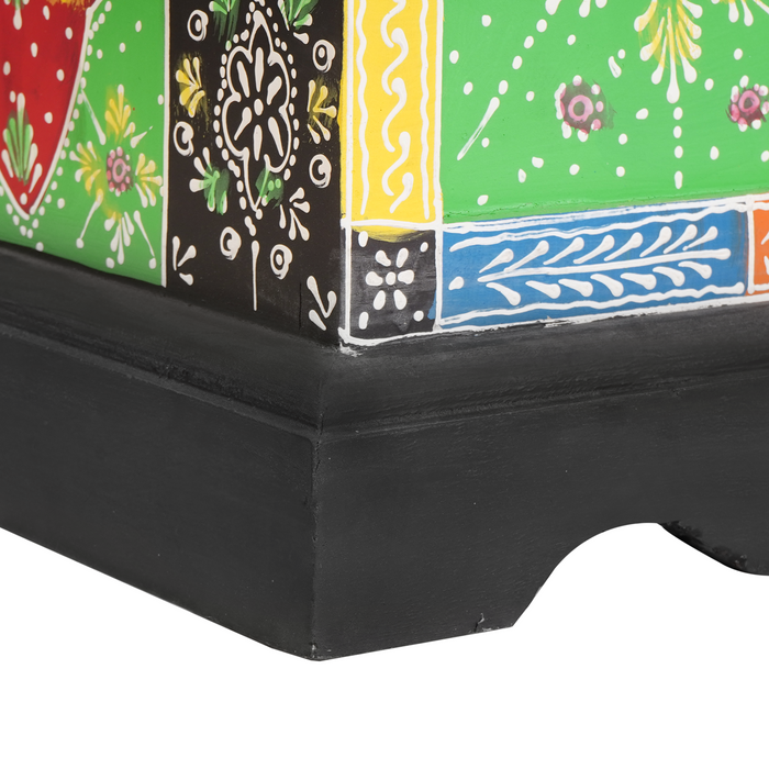 Scatola di Stoccaggio 40x30x30 cm in Legno di Mango