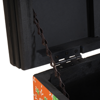 Scatola di Stoccaggio 40x30x30 cm in Legno di Mango