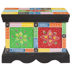 Scatola di Stoccaggio 40x30x30 cm in Legno di Mango