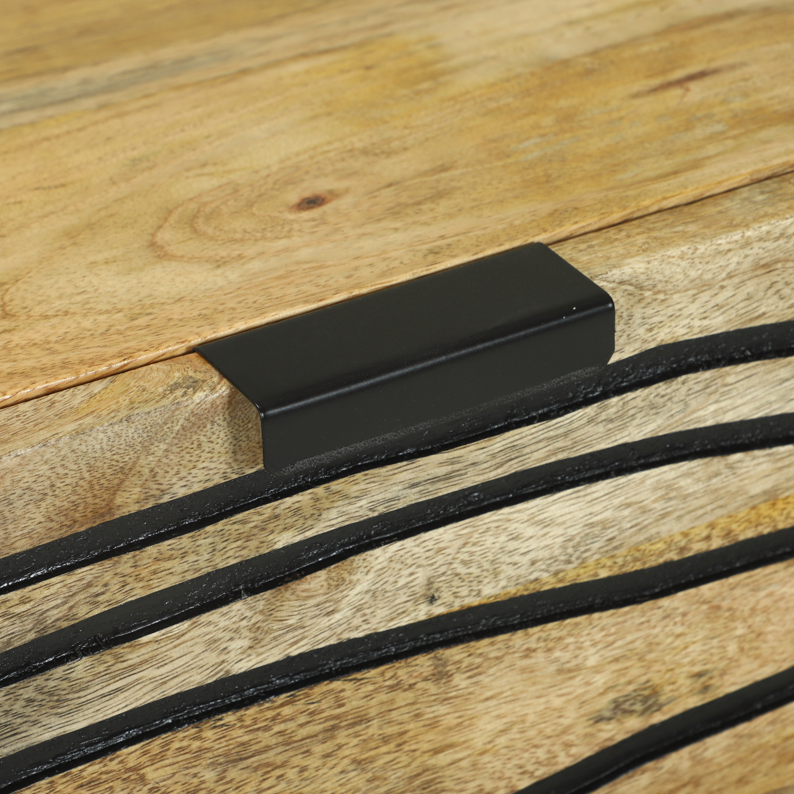 Armadio a buffet 60x33.5x75 cm in legno massello di mango