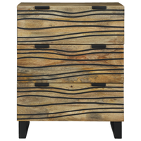 Armadio a buffet 60x33.5x75 cm in legno massello di mango