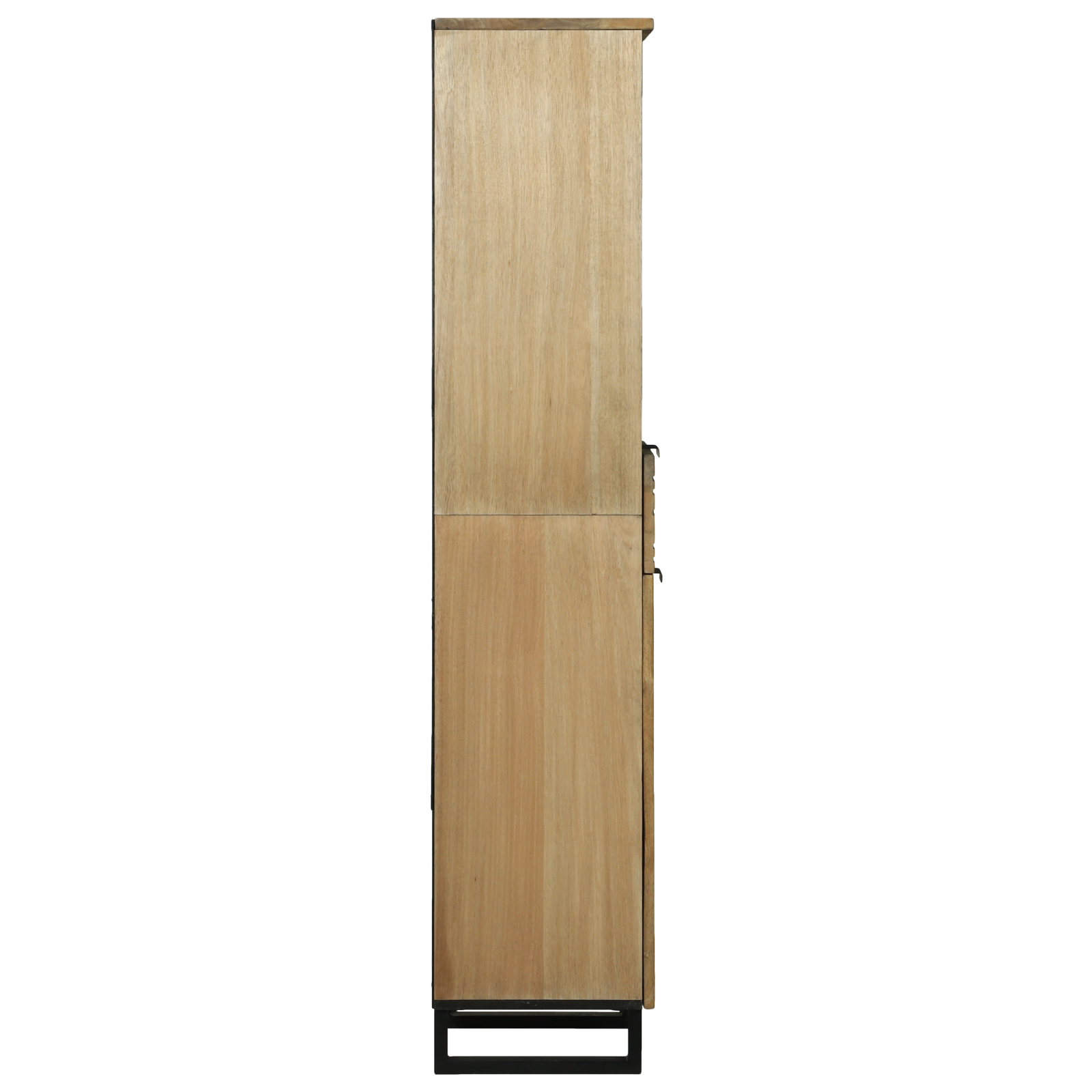 Mobiletto da Bagno 38x33.5x160 cm Legno Massello Mango