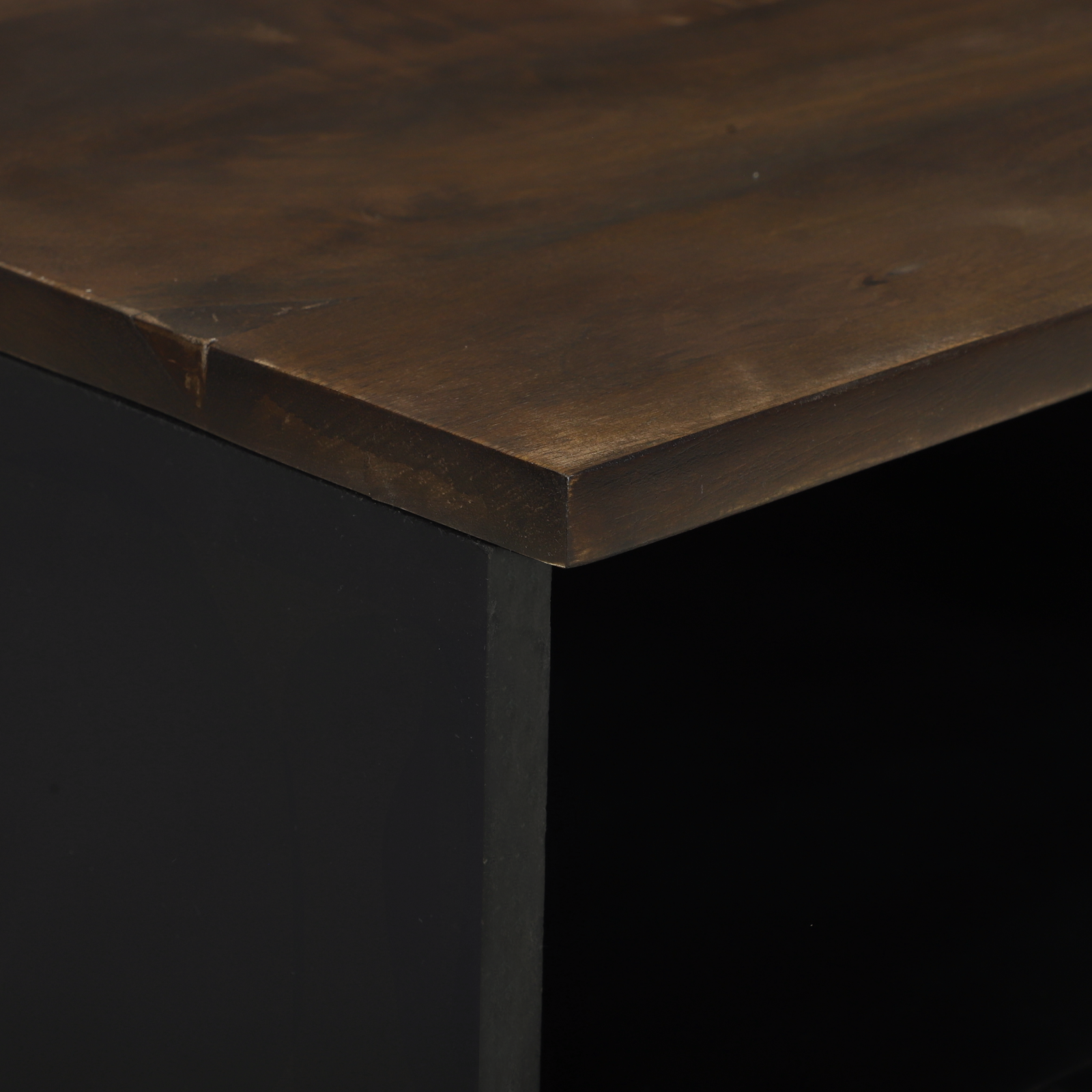 Comodino 40x33x46 cm Legno massiccio di mango