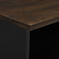 Comodino 40x33x46 cm Legno massiccio di mango