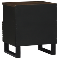 Comodino 40x33x46 cm Legno massiccio di mango