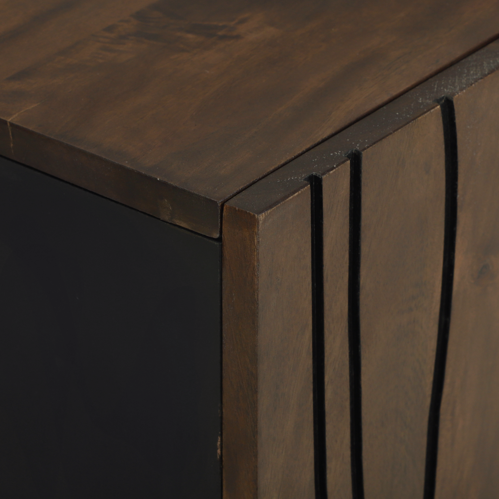 Mobile lavabo Noce Legno massello, Metallo Medio Elegante