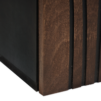 Armadio appeso da bagno 38x33.5x48 cm in legno massello e MDF