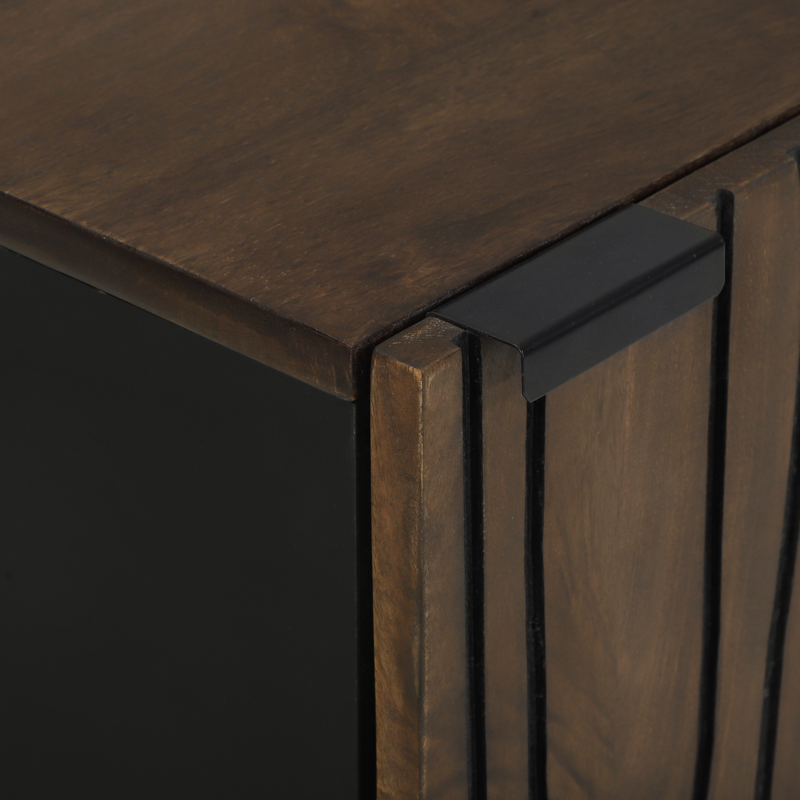 Armadio da bagno 38x33.5x58 cm in legno massello di mango