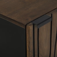 Armadio da bagno 38x33.5x58 cm in legno massello di mango