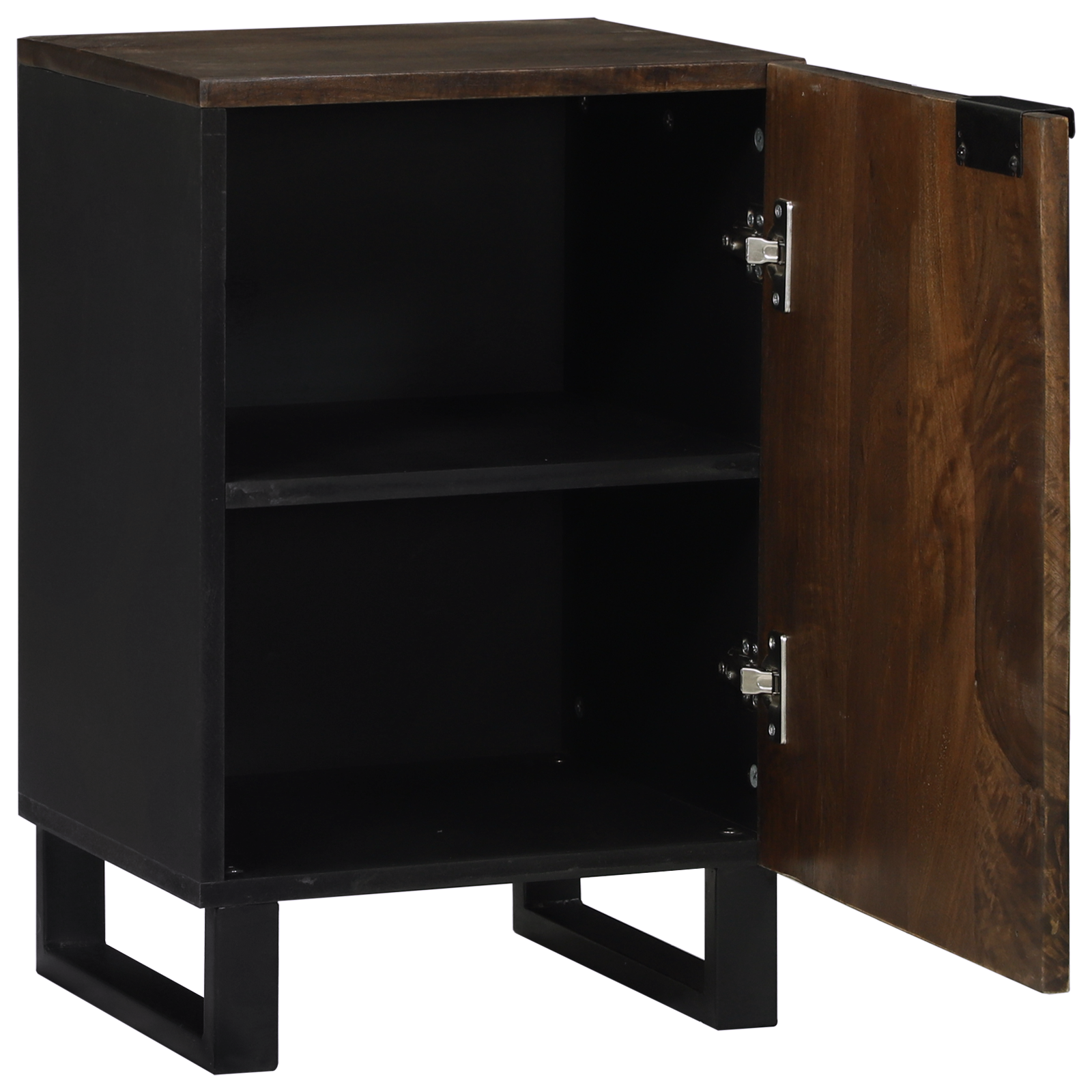 Armadio da bagno 38x33.5x58 cm in legno massello di mango