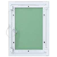 Pannello d'accesso  con telaio in alluminio e cartongesso 300x400 mm