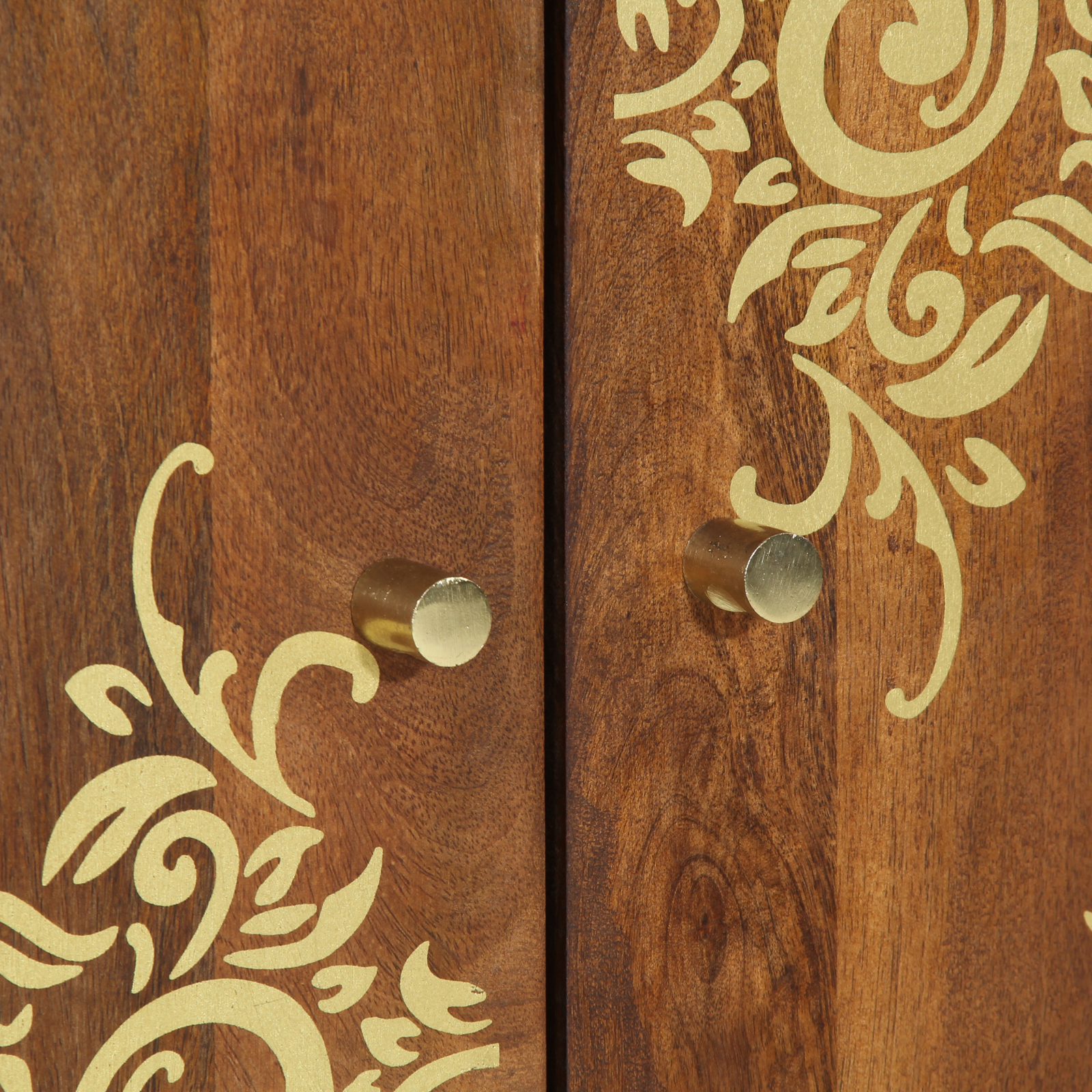 Sideboard 60x33x75 cm Legno Massello di Mango