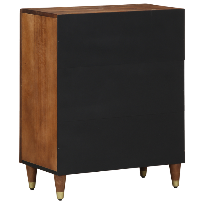 Sideboard 60x33x75 cm Legno Massello di Mango