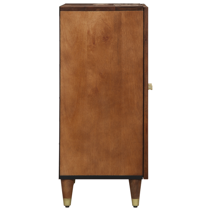 Sideboard 60x33x75 cm Legno Massello di Mango