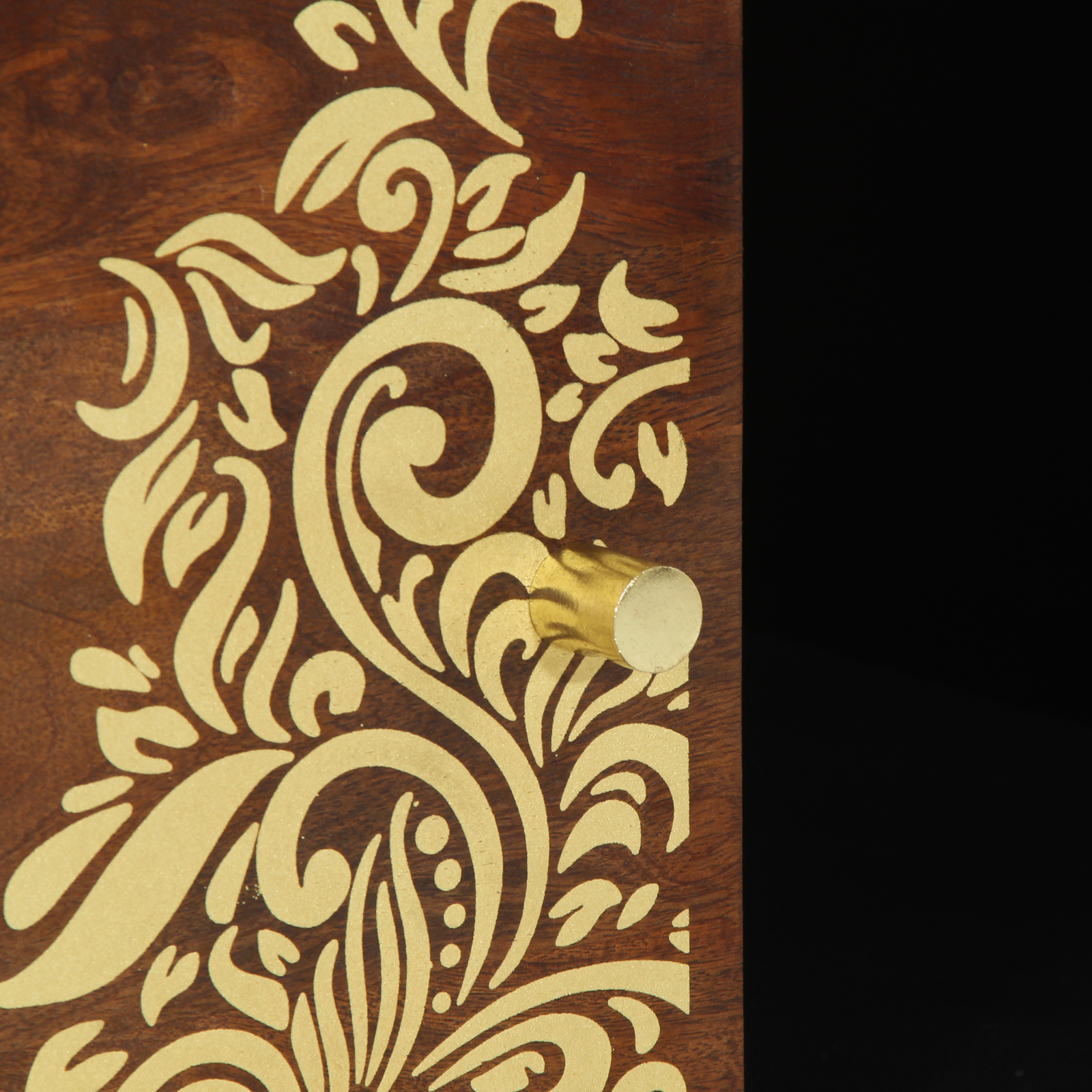 Tavolino da caffè 100x54x40 cm in legno massello di mango