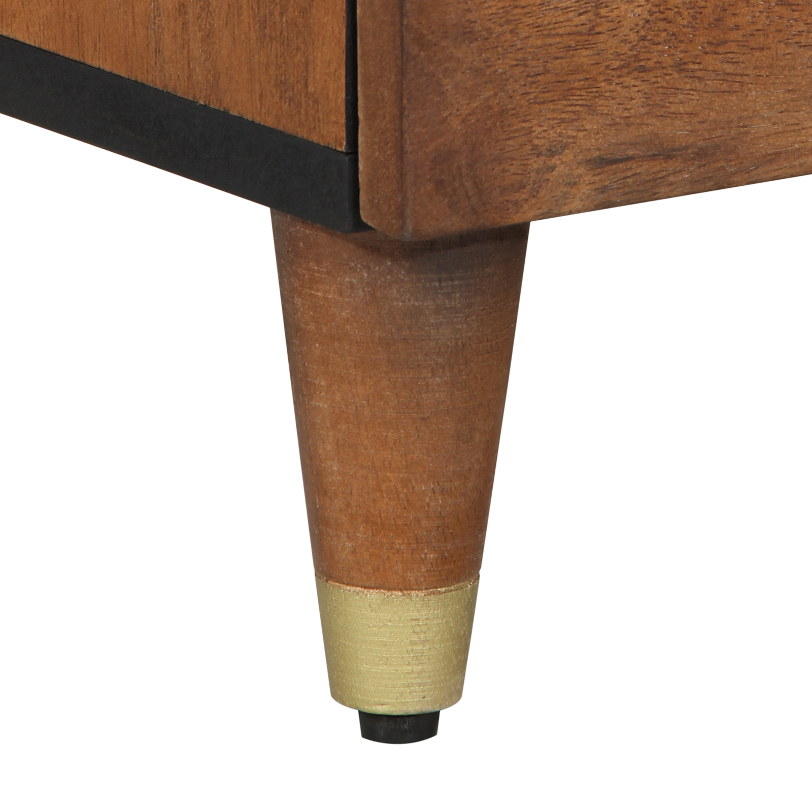 Sideboard Marrone miele Legno massello 40 x 33 x 75 cm Sideboard