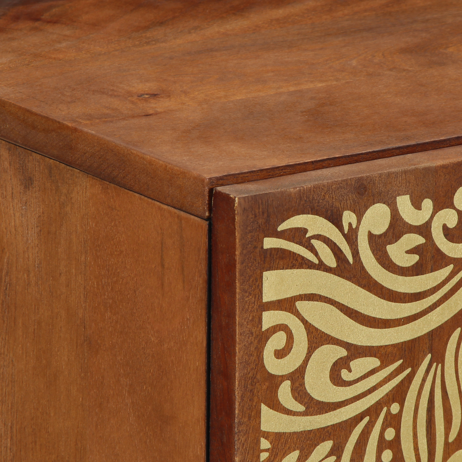 Sideboard 40x33x75 cm in legno massello di mango