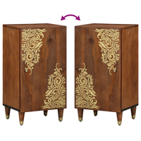 Sideboard 40x33x75 cm in legno massello di mango