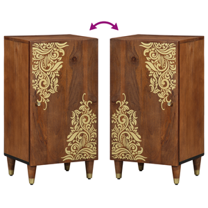 Sideboard 40x33x75 cm in legno massello di mango