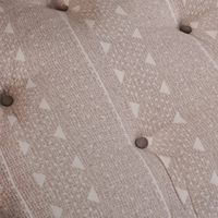 Cuscino per pallet  Marrone Chiaro 120x80x12 cm in Tessuto