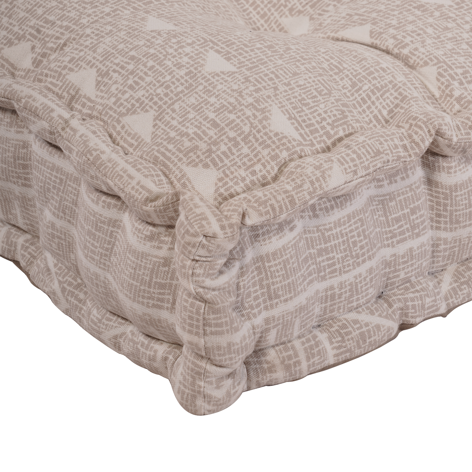 Cuscino per pallet  Marrone Chiaro 120x80x12 cm in Tessuto