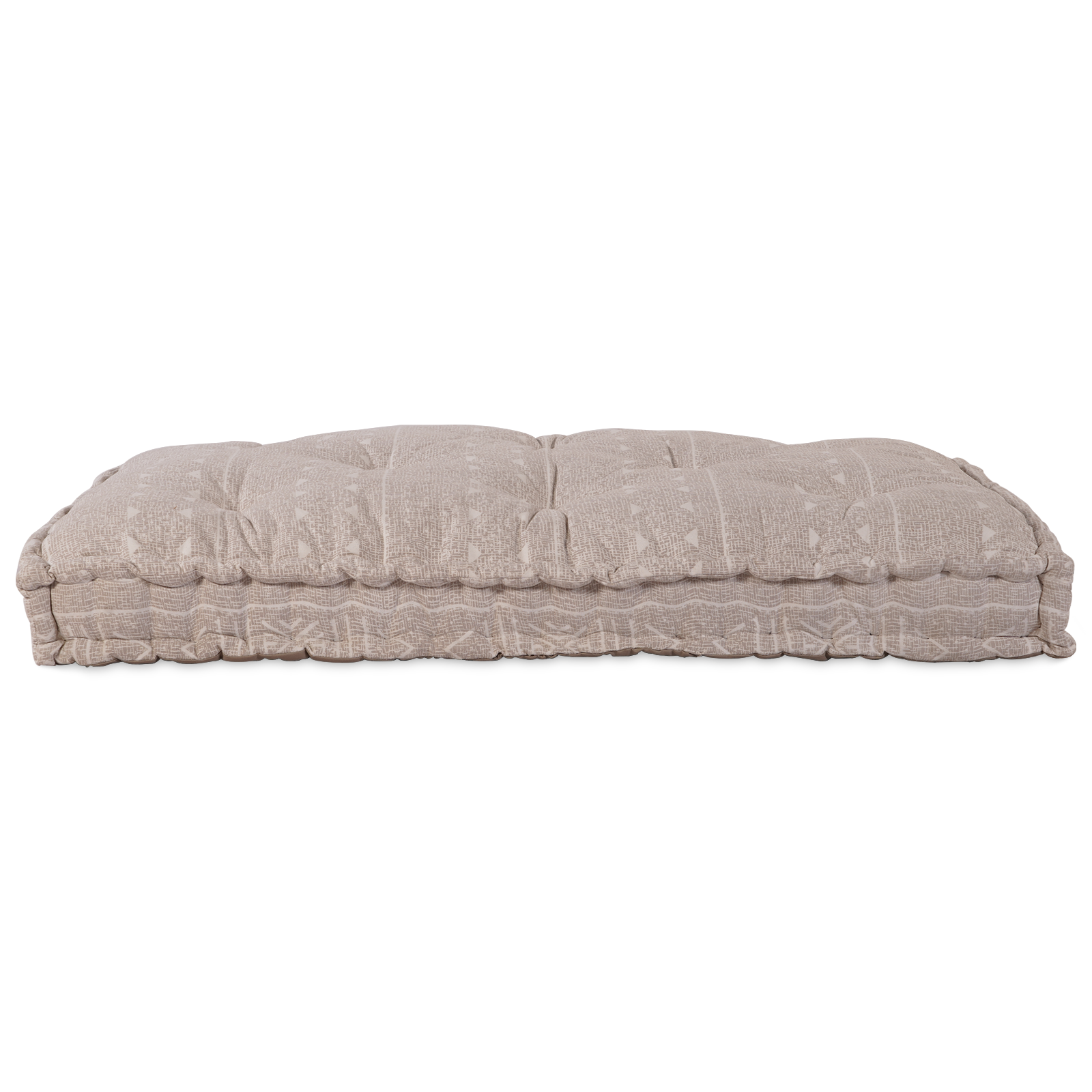 Cuscino per pallet  Marrone Chiaro 120x80x12 cm in Tessuto