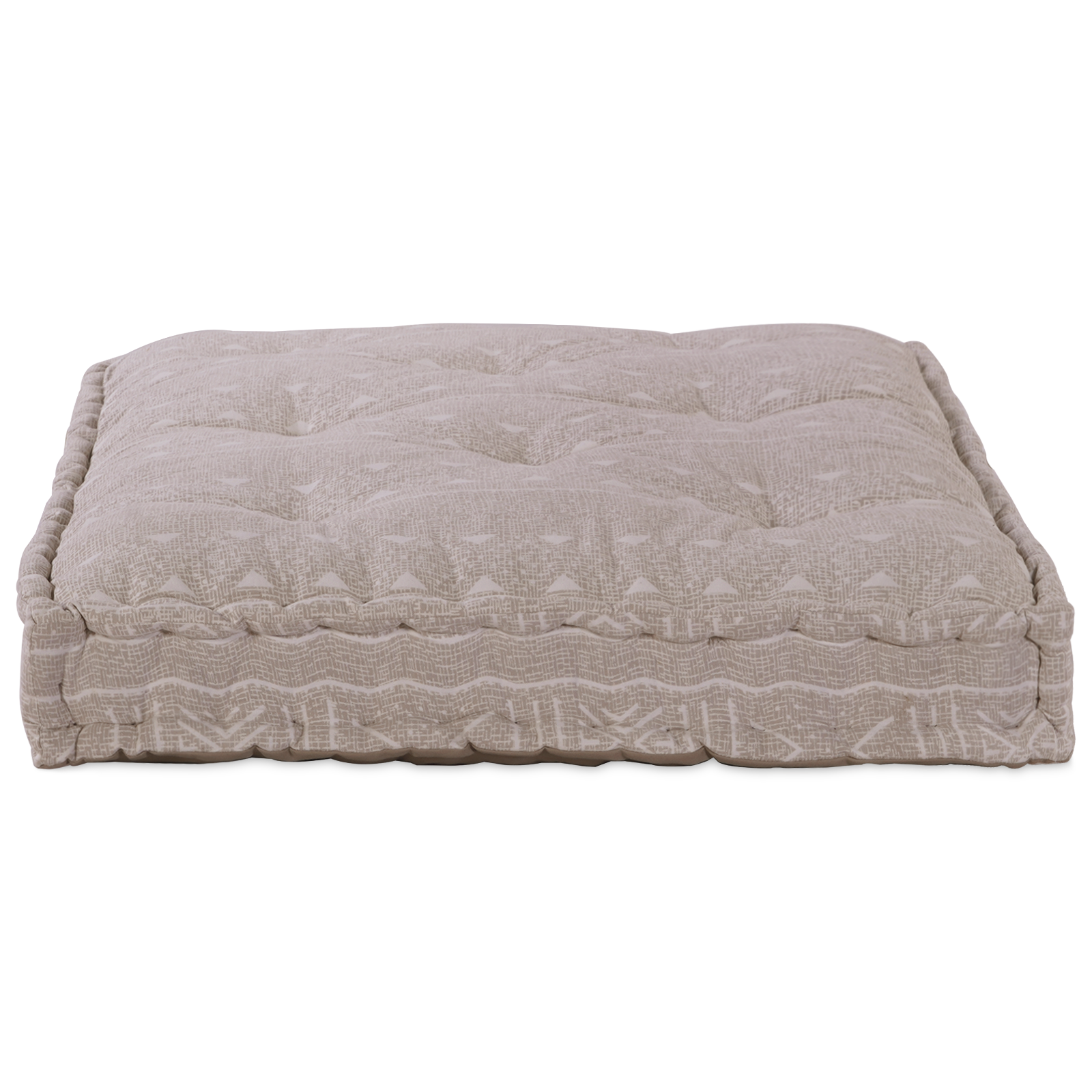 Cuscino per pallet  Marrone Chiaro 120x80x12 cm in Tessuto