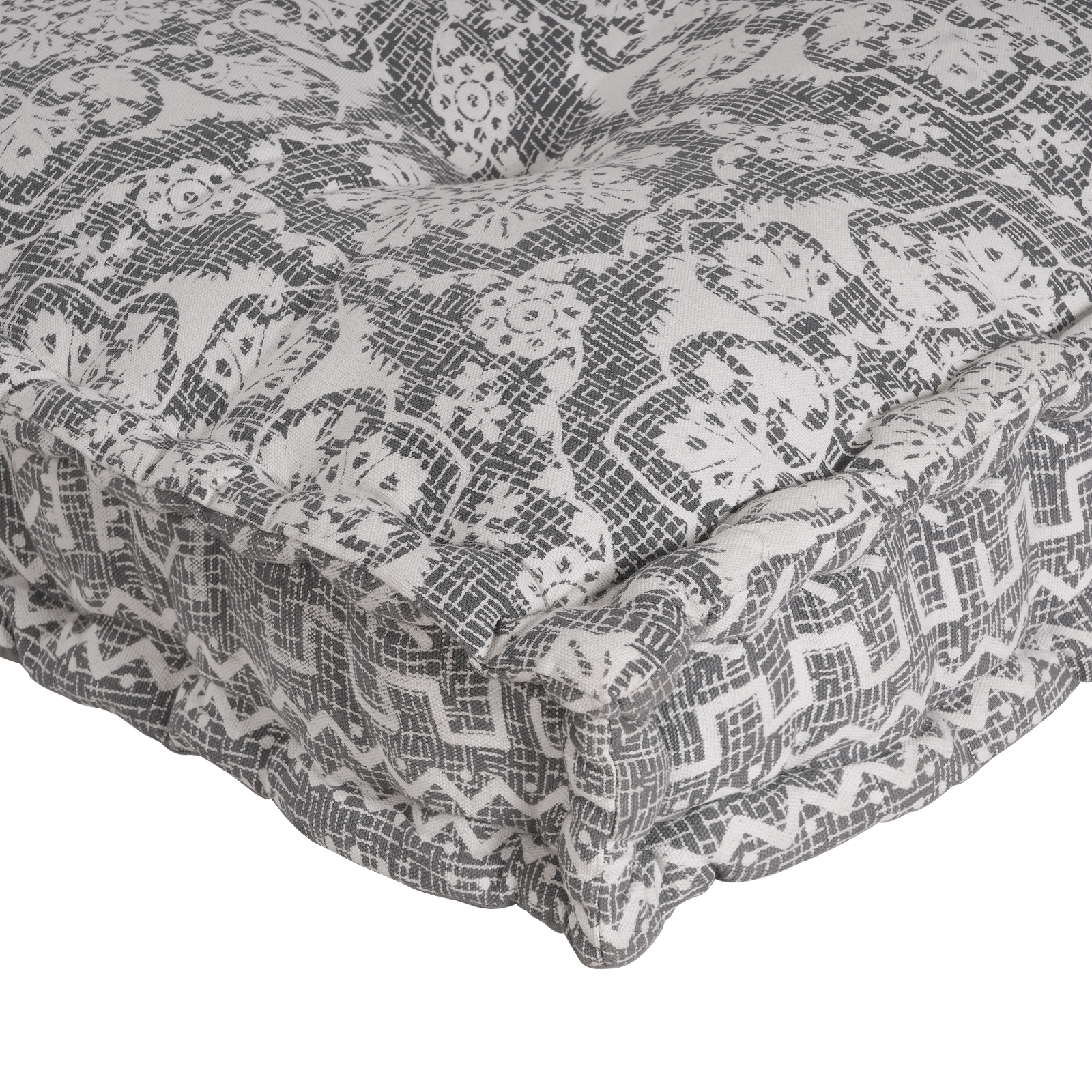 Cuscino per pallet  Grigio chiaro 120x80x12 cm in tessuto