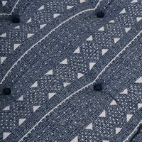 Cuscino per pallet  Indigo 120x80x12 cm in tessuto