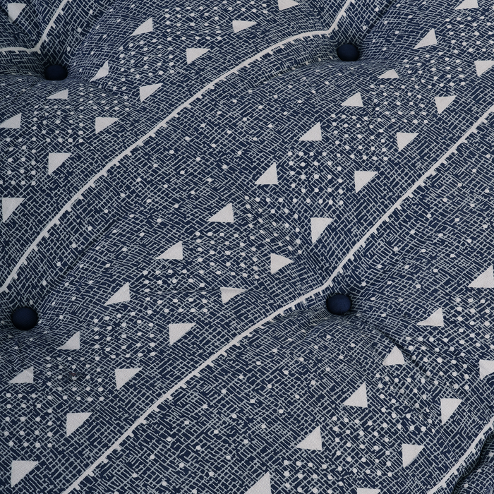 Cuscino per pallet  Indigo 120x80x12 cm in tessuto