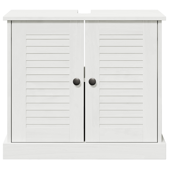 Mobile da Lavabo "VIGO" con Ante 67.5x34x59 cm Legno Massello di Pino