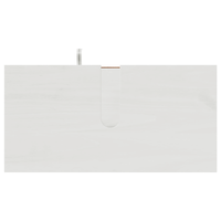 Mobile da Lavabo "VIGO" con Ante 67.5x34x59 cm Legno Massello di Pino