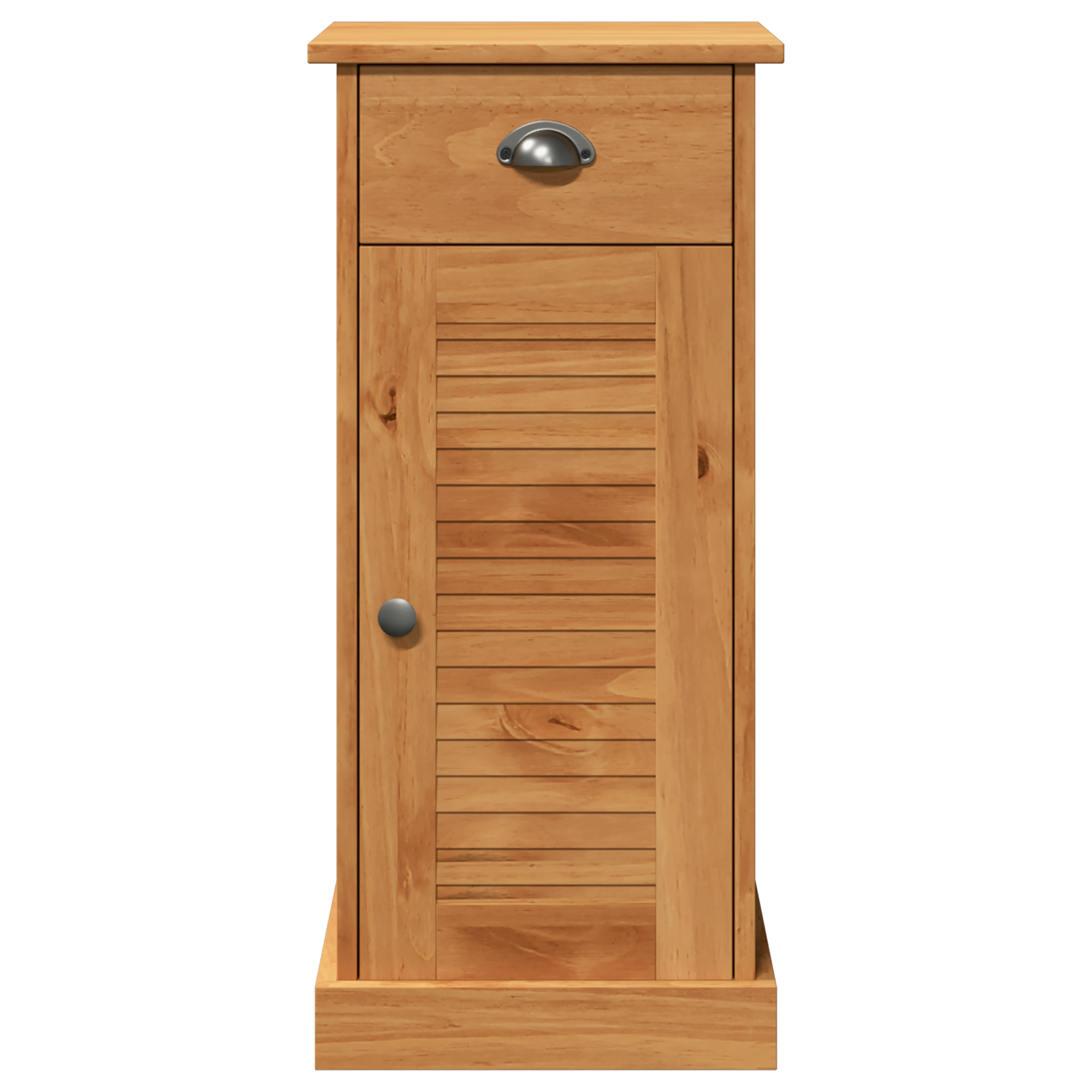 Mobile da Bagno "VIGO" con Cassetto 37x34x80 cm Legno Massello di Pino