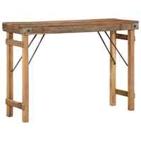 Console Table  110x35x76 cm in Legno Massello Recuperato