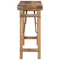 Console Table  110x35x76 cm in Legno Massello Recuperato