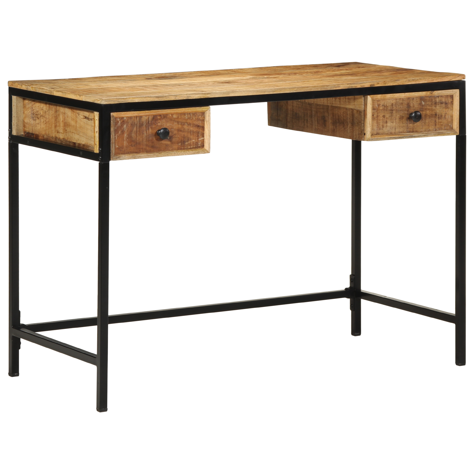 Scrivania 105x50x75 cm Legno Massello di Mango