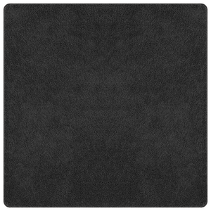 Tappeto shaggy  con retro in lattice grigio scuro 200x200 cm