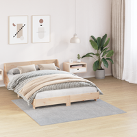 Tappeto Shaggy con retro in lattice Grigio 160x160 cm