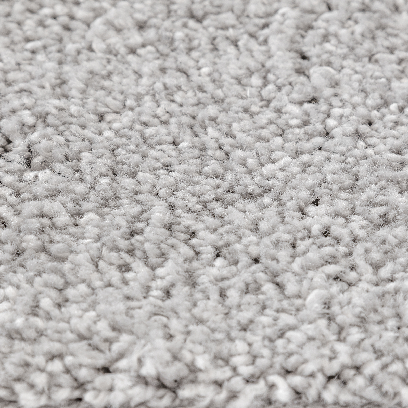 Tappeto Shaggy Alto Pile Grigio 200x200 cm PP