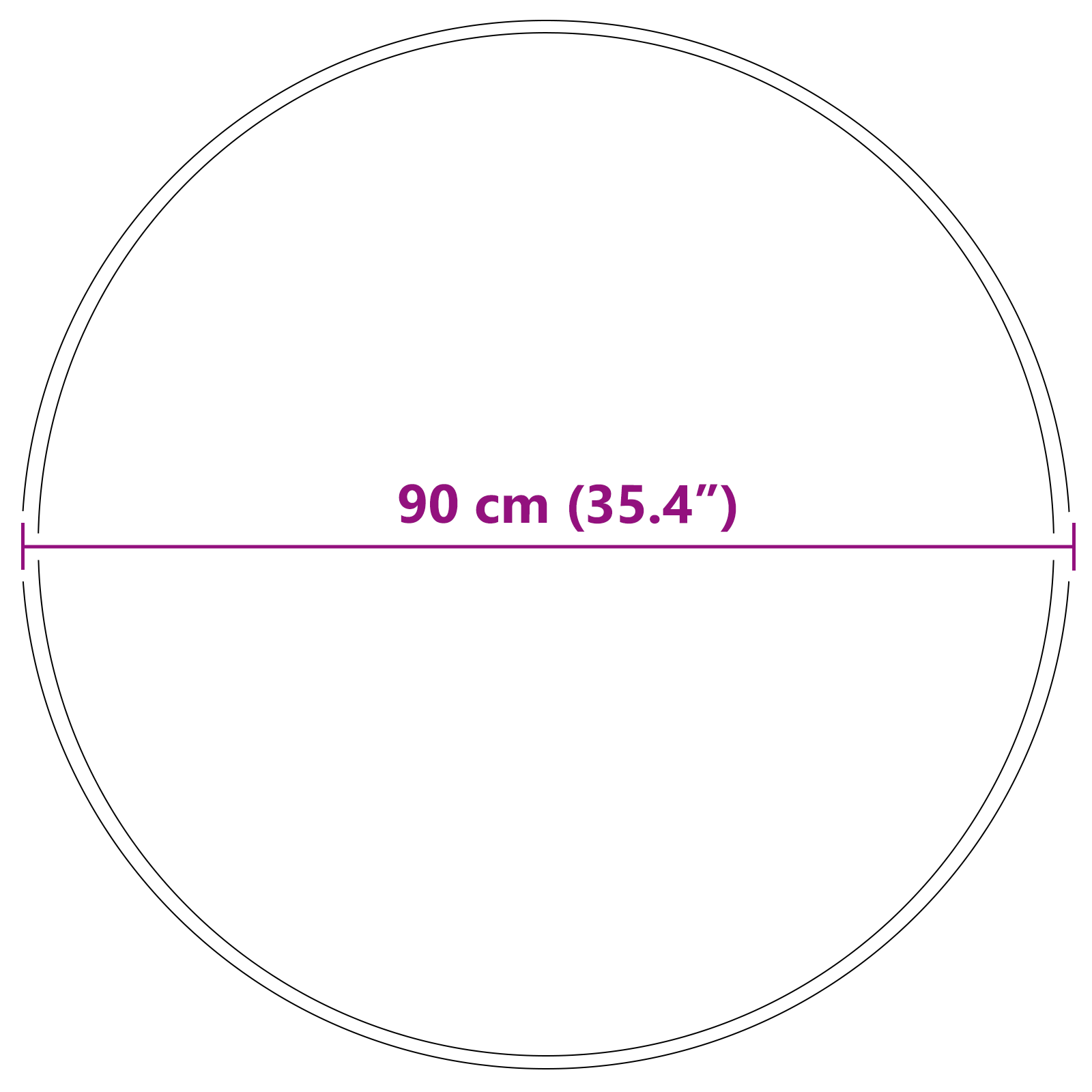 Tappeto Shaggy con Fondo in Lattice Grigio Ø90 cm