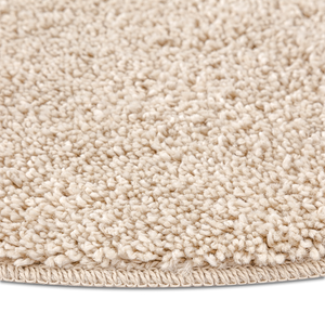 Tappeto Shaggy con Retro in Lattice Crema ø160 cm