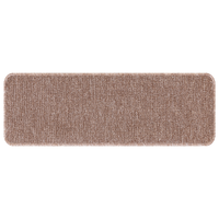 Tappeti per scale  con retro in lattice Marrone Chiaro 25x60 cm