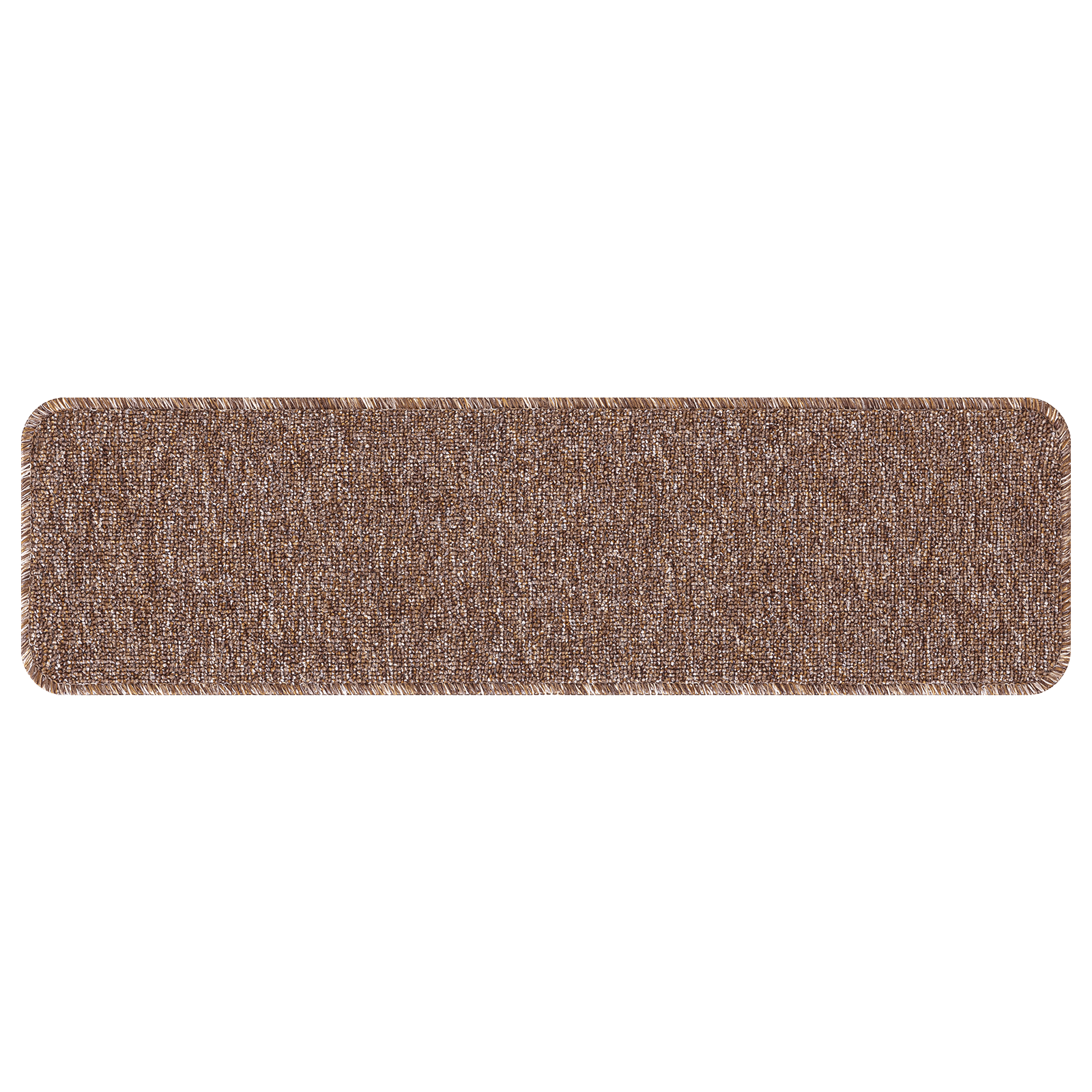 Tappeti per Scale  con retro in lattice Marrone 20x75 cm
