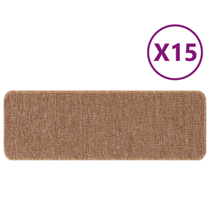 Tappeti per scale  con retro in lattice Giallo 25x60 cm