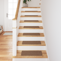 Tappeti per scale  con retro in lattice Giallo 25x60 cm