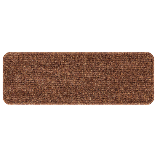 Tappeti per scale  con retro in lattice Giallo 25x60 cm