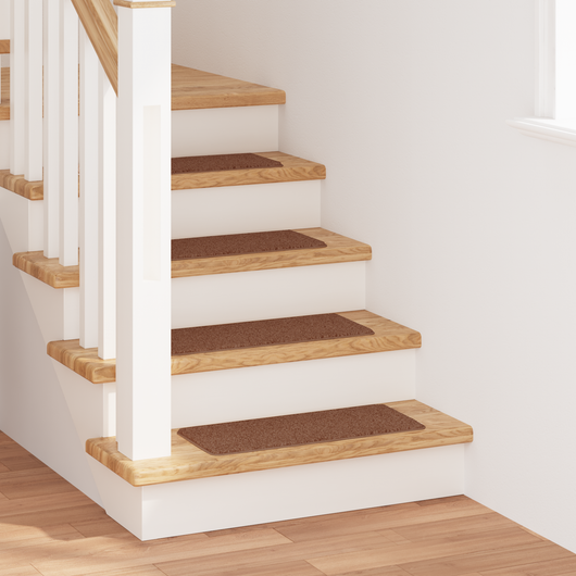 Tappeti per scale  con retro in lattice Giallo 25x60 cm